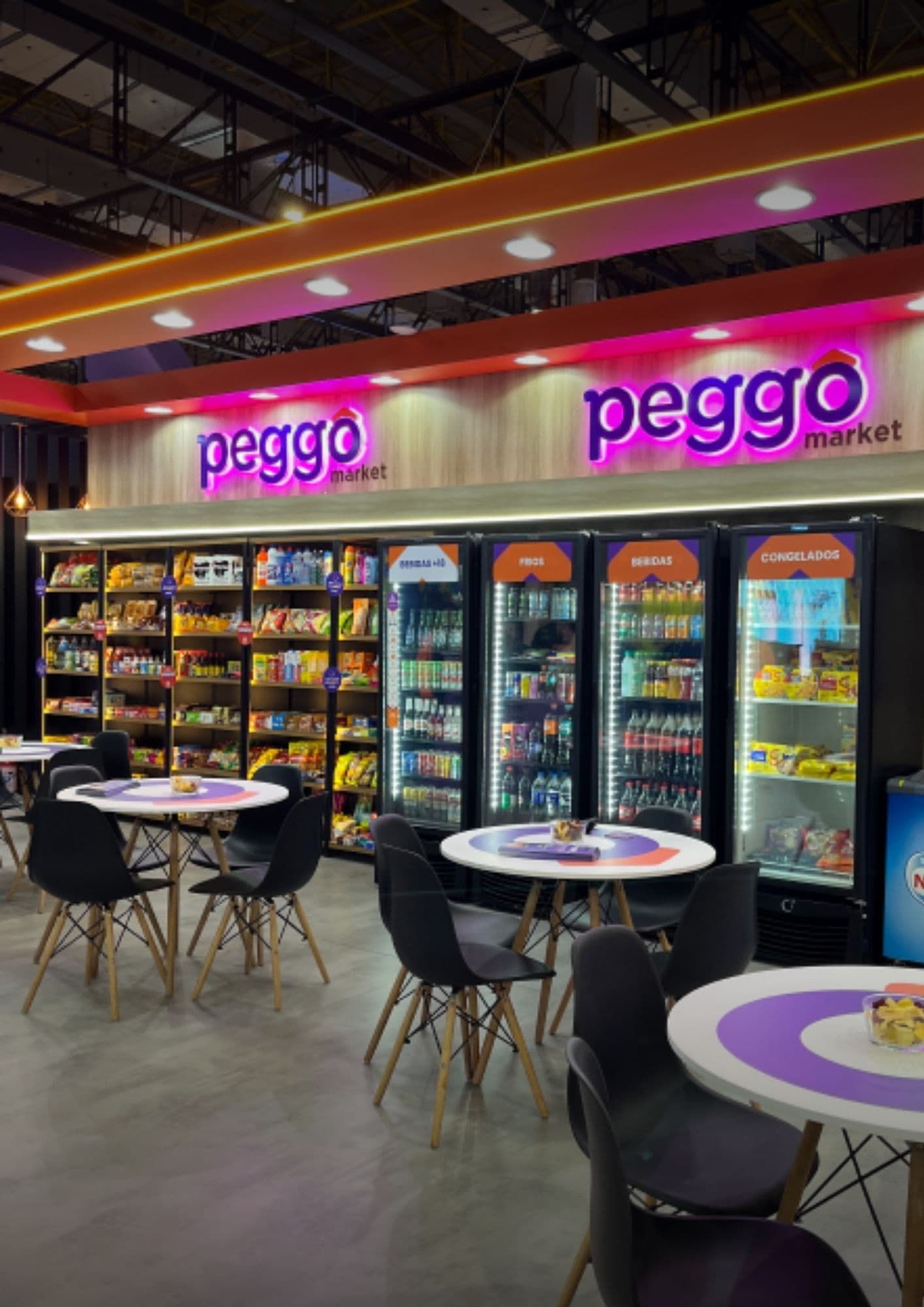 Loja Peggô Market com mercado autônomo